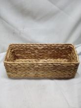 Decorative basket 16” x 6” x 5”