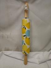 Rolling Pin Wood and Ceramic