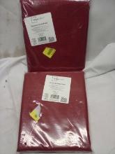 Qty 2 Textured Curtain Panel  38” x 84”