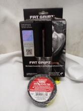 Fat Gripz/ Mtape Athletic Tape Black 1.5” x 10y