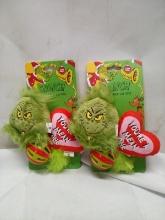 Qty 2 Grinch 3pack Cat Toy