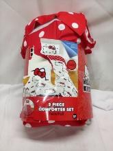 Reversible Hello Kitty Comforter Twin/ Full Size