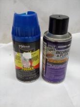 Pair of Bug Foggers- (1) Hot Shot Bed Bug/Flea, (1) Raid