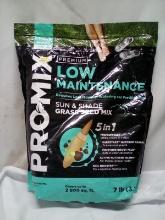 7Lb Promix Premium Low Maintenance Sun&Shade Grass Seed Mix for 2800SqFt