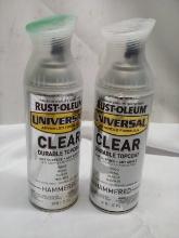 2 Rust-Oleum Universal 11oz Clear Durable Topcoat Sprays