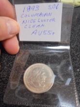 1893 Silver Columbian Exposition Half Dollar