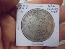 1884 O Mint Morgan Silver Dollar
