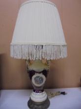 Beautiful Vintage Martha & George Washington Table Lamp