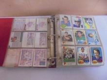 Large Binder Full of NFL Football Cards