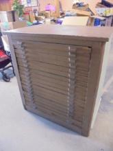 Antique Solid Wood 17 Drawer Printers Cabinet