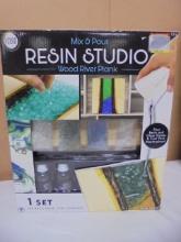 Mix & Pour Resin Studio Wood River Plank Kit