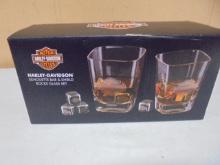 Set of 2 Harley-Davidson Rocks Glasses