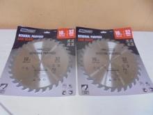 2 Brand New 10in/32 Tooth Saw Blades