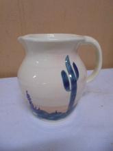 Handcrafted Ellis Prod. Pottery Pitcher Marshall TX