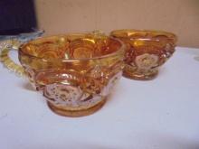 2 Imperial Marigold Carnival Fashion Punch Cups