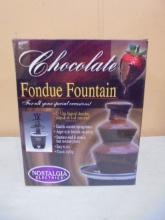 Nostalgia Chocolate Fondue Pot
