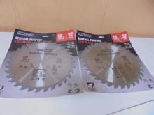 2 Brand New 10in 32 Tooth General Purpose Saw Blades