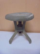 Vintage Metal 3 Legged Milking Stool
