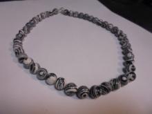 18in Zebra Jasper Necklace