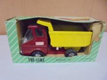 Vintage Pressed Steel Tuf-Line 8.25" Dump Truck