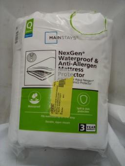 NexGen Waterproof & Anti Allergen Mattress Protector Zippered Queen Size
