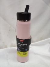 24oz Pink OXO Strive Insulated Bottle w/ Flip Straw