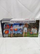 2 in 1 Axe Throw & Lawn Darts Game Set