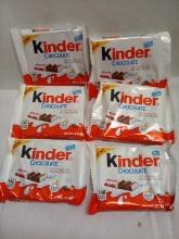 Qty 6 Kinder Chocolate 1.8oz
