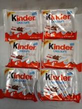 Qty 6 Kinder Chocolate 1.8oz