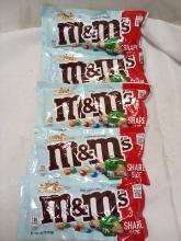 Qty 5 Crunchy Cookie M&Ms Share Pack