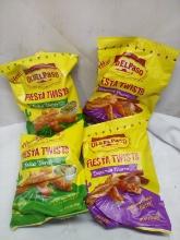 Qty 4 Fiesta Twists- Qty 2 Salsa Verde/ Qty 2 Cinnamon Churro