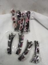 Qty 8 Sparkling Hair Clips