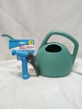 Metal Trigger Nozzle/ Plastic Watering Can