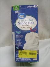 40Cnt Box of Great Value 13Gal. Sustainable String Flex