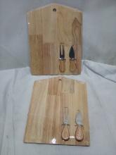 Qty 2- 12” x 9.5” Cheese Boards