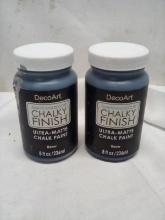 Qty 2 Deco Art Chalky Finish Ultra Matte Chalk Paint- Honor 8oz