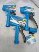 Qty 2 Metal Trigger Nozzle/ Qty 1 Plastic Trigger Nozzle/ Qty 1 Hose Shut Off