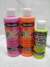 Crafter’s Acrylic Paint- Pure Pumpkin Tutti Fruitti/ Ready To Pour acrylic Chartreuse