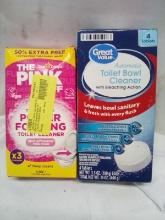 The Pink Stuff Toilet Bowl Cleaner/ Great Value Toilet Bowl Cleaner W/Bleach