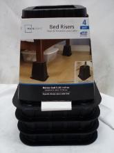 Bed Risers 4 pack 5.25”