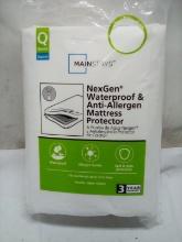 NexGen Waterproof & Anti Allergen Mattress Protector Zippered Queen Size