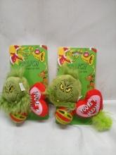 Qty 2 Grinch 3 Pack Cat Toys
