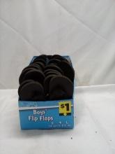 Box of boys flip flops size s/m/l