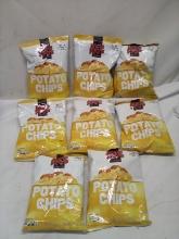 Lot of 8 Uncle Rays 1.5oz Bags of Regular Potato Chips
