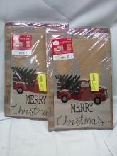 Qty 2 Holiday Time Multi Size Gift Box 10ct