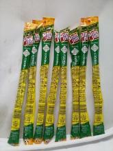 Lot of 8 Monster Size Slim Jim Meat Sticks- Tabasco