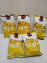 Lot of 5 Uncle Rays 2.5oz Bags of Buttery Popcorn