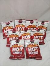 Lot of 9 Uncle Rays 1.5oz Bags of Hot Flavored Potato Chips
