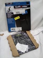 Health O Meter 12.4”x12.4” Carbon Fiber Weight Tracking Scale