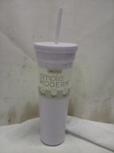 24oz Classic Simple Modern Travel Drinkware w/ Straw